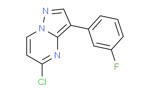 CAS No. 1956370-53-8, 5-Chloro-3-(3-fluorophenyl)pyrazolo[1,5-a]pyrimidine