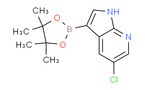 CAS No. 1400994-91-3, 5-Chloro-3-(4,4,5,5-tetramethyl-1,3,2-dioxaborolan-2-yl)-1H-pyrrolo[2,3-b]pyridine