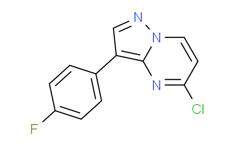 CAS No. 1956330-85-0, 5-Chloro-3-(4-fluorophenyl)pyrazolo[1,5-a]pyrimidine