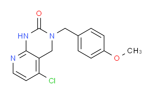 CAS No. 1265634-73-8, 5-Chloro-3-(4-methoxybenzyl)-3,4-dihydropyrido[2,3-d]pyrimidin-2(1H)-one