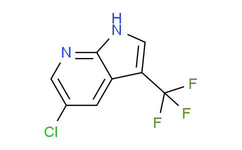 CAS No. 1256809-31-0, 5-Chloro-3-(trifluoromethyl)-1H-pyrrolo[2,3-b]pyridine