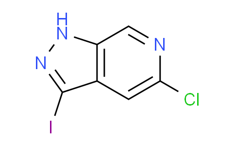 CAS No. 1260666-29-2, 5-Chloro-3-iodo-1H-pyrazolo[3,4-c]pyridine