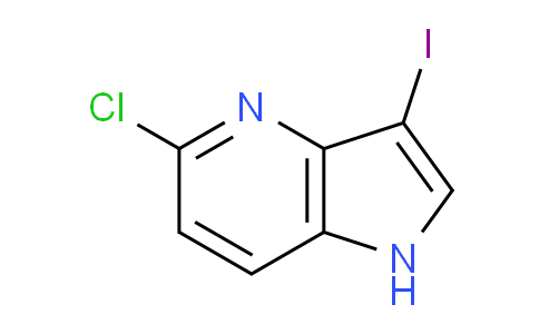 CAS No. 1190310-88-3, 5-Chloro-3-iodo-1H-pyrrolo[3,2-b]pyridine