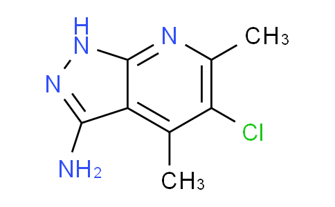 CAS No. 350500-99-1, 5-Chloro-4,6-dimethyl-1H-pyrazolo[3,4-b]pyridin-3-amine