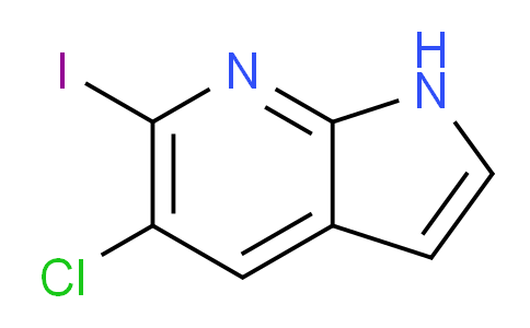 CAS No. 1246088-68-5, 5-Chloro-6-iodo-1H-pyrrolo[2,3-b]pyridine