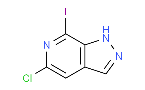 CAS No. 1951371-15-5, 5-Chloro-7-iodo-1H-pyrazolo[3,4-c]pyridine