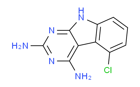 CAS No. 1126602-48-9, 5-Chloro-9H-pyrimido[4,5-b]indole-2,4-diamine