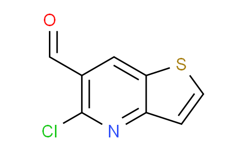 CAS No. 65977-56-2, 5-Chlorothieno[3,2-b]pyridine-6-carbaldehyde