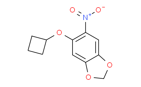 CAS No. 1706465-13-5, 5-Cyclobutoxy-6-nitrobenzo[d][1,3]dioxole