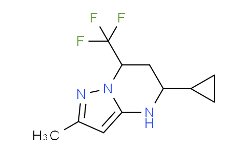 CAS No. 832739-41-0, 5-Cyclopropyl-2-methyl-7-(trifluoromethyl)-4,5,6,7-tetrahydropyrazolo[1,5-a]pyrimidine