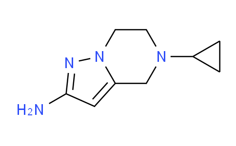 CAS No. 1346673-35-5, 5-Cyclopropyl-4,5,6,7-tetrahydropyrazolo[1,5-a]pyrazin-2-amine