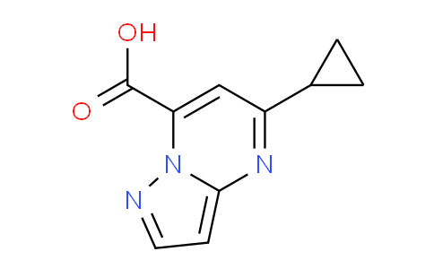 CAS No. 1340178-78-0, 5-Cyclopropylpyrazolo[1,5-a]pyrimidine-7-carboxylic acid