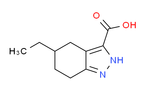 CAS No. 856437-81-5, 5-Ethyl-4,5,6,7-tetrahydro-2H-indazole-3-carboxylic acid