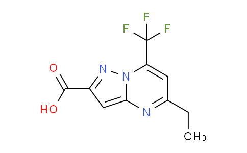 CAS No. 876708-62-2, 5-Ethyl-7-(Trifluoromethyl)pyrazolo[1,5-a]pyrimidine-2-carboxylic acid