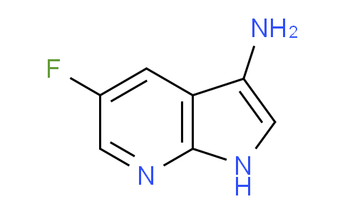 CAS No. 1190321-56-2, 5-Fluoro-1H-pyrrolo[2,3-b]pyridin-3-amine
