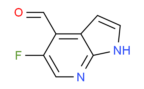 CAS No. 1190310-15-6, 5-Fluoro-1H-pyrrolo[2,3-b]pyridine-4-carbaldehyde