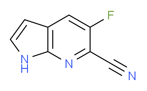 CAS No. 1190316-08-5, 5-Fluoro-1H-pyrrolo[2,3-b]pyridine-6-carbonitrile