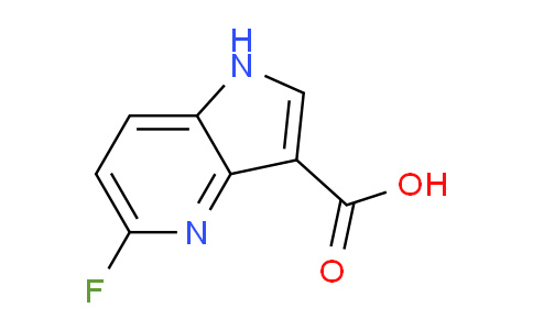 CAS No. 1190319-87-9, 5-Fluoro-1H-pyrrolo[3,2-b]pyridine-3-carboxylic acid