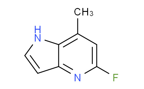 CAS No. 1082041-04-0, 5-Fluoro-7-methyl-1H-pyrrolo[3,2-b]pyridine