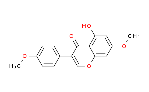 CAS No. 34086-51-6, 5-Hydroxy-7-methoxy-3-(4-methoxyphenyl)-4H-chromen-4-one