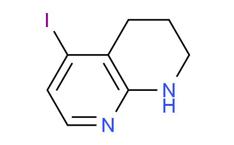 CAS No. 945600-06-6, 5-Iodo-1,2,3,4-tetrahydro-1,8-naphthyridine
