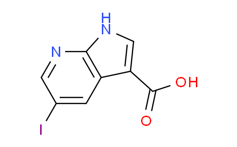 CAS No. 1242336-79-3, 5-Iodo-1H-pyrrolo[2,3-b]pyridine-3-carboxylic acid