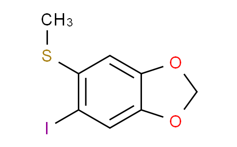 CAS No. 1061318-30-6, 5-Iodo-6-(methylthio)benzo[d][1,3]dioxole