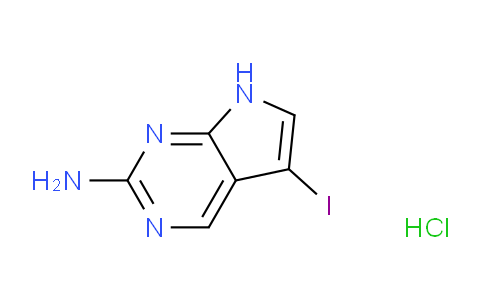 CAS No. 1956306-40-3, 5-Iodo-7H-pyrrolo[2,3-d]pyrimidin-2-amine hydrochloride