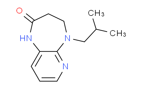 CAS No. 1707727-71-6, 5-Isobutyl-4,5-dihydro-1H-pyrido[2,3-b][1,4]diazepin-2(3H)-one