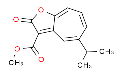 CAS No. 99909-62-3, 5-Isopropyl-3-(methoxycarbonyl)-2H-cyclohepta[b]furan-2-one