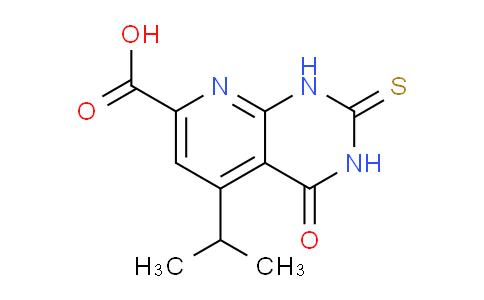 CAS No. 1439441-62-9, 5-Isopropyl-4-oxo-2-thioxo-1,2,3,4-tetrahydropyrido[2,3-d]pyrimidine-7-carboxylic acid