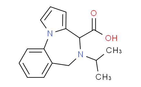 CAS No. 849924-95-4, 5-Isopropyl-5,6-dihydro-4H-benzo[f]pyrrolo[1,2-a][1,4]diazepine-4-carboxylic acid