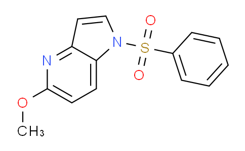 CAS No. 372077-49-1, 5-Methoxy-1-(phenylsulfonyl)-1H-pyrrolo[3,2-b]pyridine
