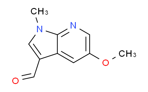 CAS No. 183208-24-4, 5-Methoxy-1-methyl-1H-pyrrolo[2,3-b]pyridine-3-carbaldehyde