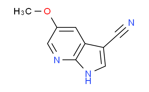 CAS No. 1256812-96-0, 5-Methoxy-1H-pyrrolo[2,3-b]pyridine-3-carbonitrile