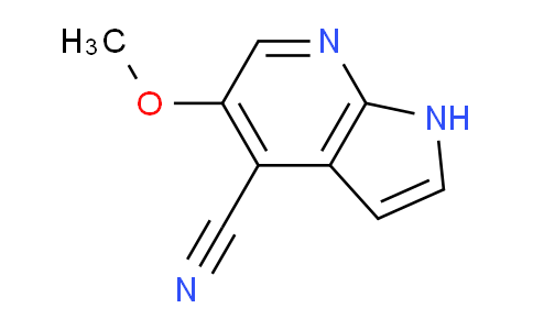 CAS No. 1190317-74-8, 5-Methoxy-1H-pyrrolo[2,3-b]pyridine-4-carbonitrile