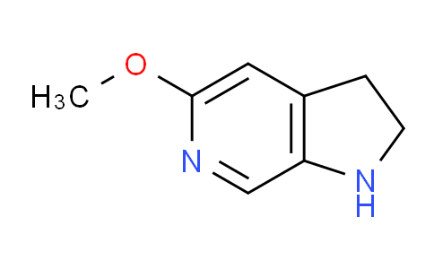 CAS No. 412030-10-5, 5-Methoxy-2,3-dihydro-1H-pyrrolo[2,3-c]pyridine