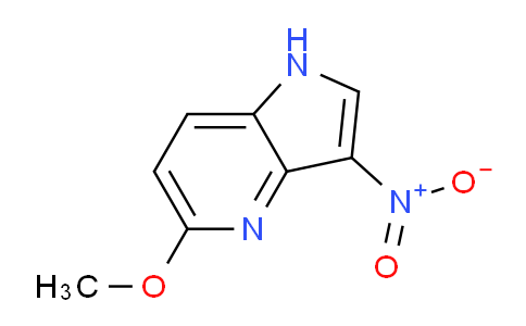 CAS No. 1190319-20-0, 5-Methoxy-3-nitro-1H-pyrrolo[3,2-b]pyridine