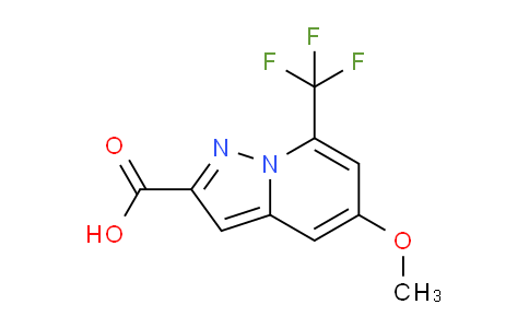 CAS No. 1297136-82-3, 5-Methoxy-7-(trifluoromethyl)pyrazolo[1,5-a]pyridine-2-carboxylic acid