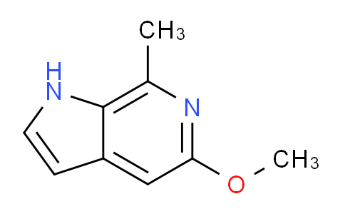 CAS No. 1082042-21-4, 5-Methoxy-7-methyl-1H-pyrrolo[2,3-c]pyridine