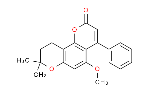DY678058 | 64620-10-6 | 5-Methoxy-8,8-dimethyl-4-phenyl-9,10-dihydropyrano[2,3-f]chromen-2(8H)-one