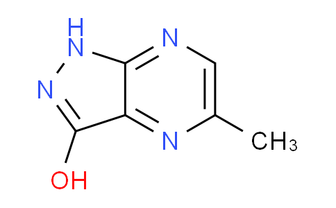 CAS No. 117883-60-0, 5-Methyl-1H-pyrazolo[3,4-b]pyrazin-3-ol