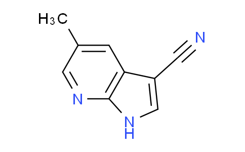 CAS No. 1256805-89-6, 5-Methyl-1H-pyrrolo[2,3-b]pyridine-3-carbonitrile