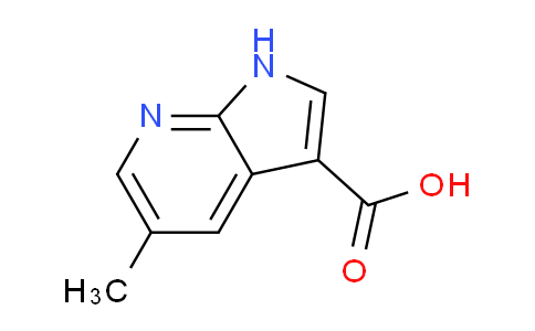 CAS No. 1198095-99-6, 5-Methyl-1H-pyrrolo[2,3-b]pyridine-3-carboxylic acid