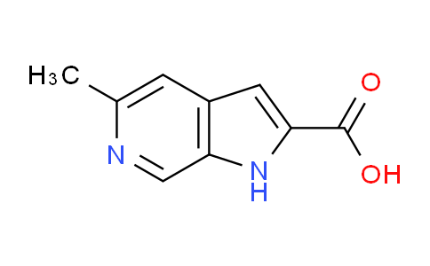 CAS No. 800401-91-6, 5-Methyl-1H-pyrrolo[2,3-c]pyridine-2-carboxylic acid