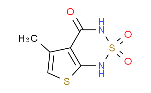 CAS No. 1637640-89-1, 5-Methyl-1H-thieno[2,3-c][1,2,6]thiadiazin-4(3H)-one 2,2-dioxide
