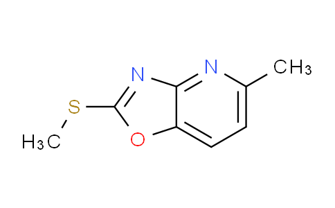 CAS No. 439608-32-9, 5-Methyl-2-(methylthio)oxazolo[4,5-b]pyridine