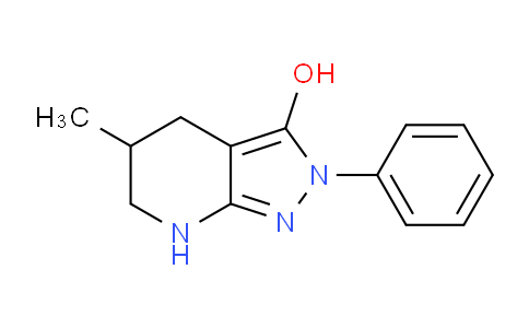 CAS No. 1707371-91-2, 5-Methyl-2-phenyl-4,5,6,7-tetrahydro-2H-pyrazolo[3,4-b]pyridin-3-ol