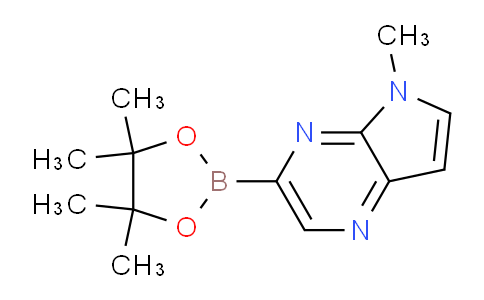 CAS No. 1309978-88-8, 5-Methyl-3-(4,4,5,5-tetramethyl-1,3,2-dioxaborolan-2-yl)-5H-pyrrolo[2,3-b]pyrazine