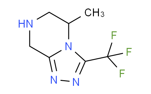 CAS No. 723286-87-1, 5-Methyl-3-(trifluoromethyl)-5,6,7,8-tetrahydro-[1,2,4]triazolo[4,3-a]pyrazine